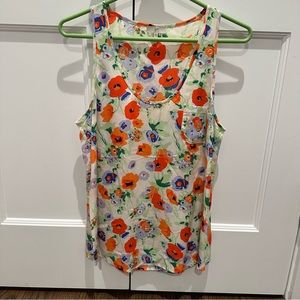 Joie Floral Silk Top